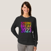 カラフル 春休み 2023 スタイル マッチング グループ Tシャツ (正面フル)