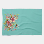 カラフル、春/フローラ キッチンタオル (横)