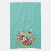 カラフル、春/フローラ キッチンタオル (縦)