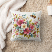 カラフル、春/フローラ クッション (ブランケット)