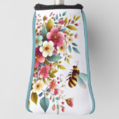 カラフル、春/フローラ ゴルフヘッドカバー (回転90)