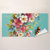 カラフル、春/フローラ バスタオル (バスタオル)