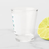 カラフル「最高のパパ・エバー」 -おもしろいと心のこもった贈り物 ショットグラス (右)