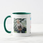 カラフル「最高のパパ・エバー」 -おもしろいと心のこもった贈り物 マグカップ (左)