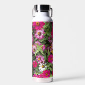 カラフル《植物》百日草ガーデンフローラ ウォーターボトル (正面)