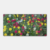 カラフル《植物》百日草ガーデンフローラ デスクマット (正面)