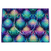 カラフル/虹色水中競技はかりで測 ラージペーパーバッグ (正面)