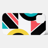 カラフル，都市，トレンディー，幾何モダン芸術 Case-Mate iPhoneケース (裏面 (横))