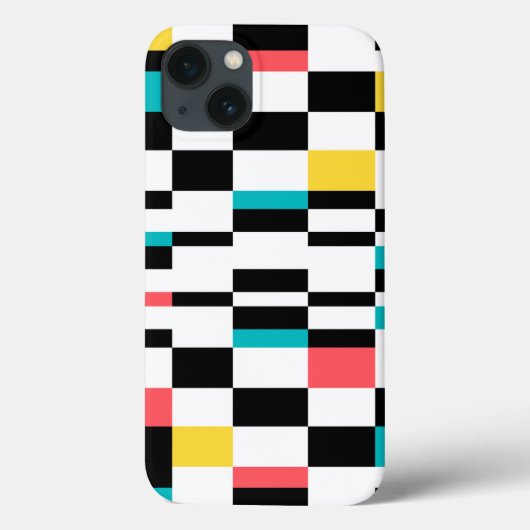 カラフル,都市,モダン,トレンディー幾何学的パターン Case-Mate iPhoneケース (裏面)