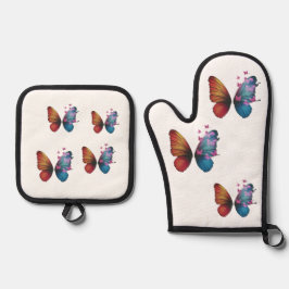 カラフル 鍋つかみ&鍋敷きセット