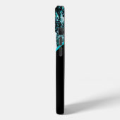 カラフル+黒いシッククール大理石 Case-Mate iPhoneケース (裏面 / 左)