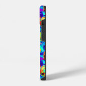 カラフル 3D エフェクト 抽象芸術  iPhoneケース (左側面)