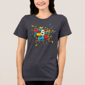 カラフル 5周年記念  トライブレンドＴシャツ (正面)