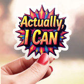 カラフル Actually I Can シール