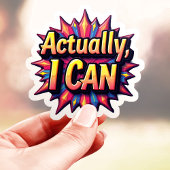 カラフル Actually I Can シール