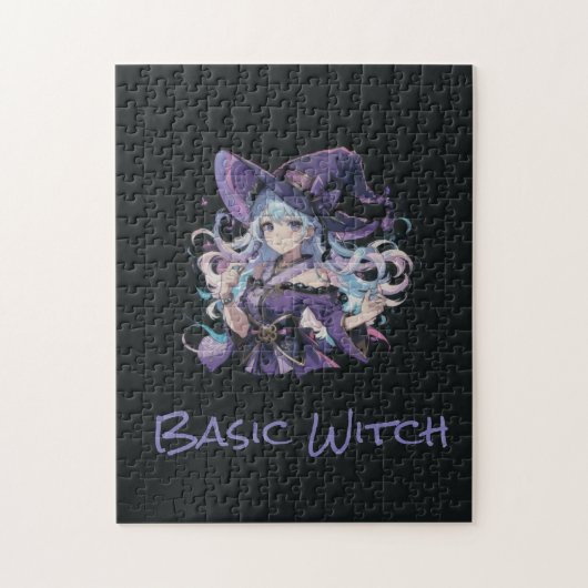 カラフル/Anime/witch/ハロウィーン ジグソーパズル (縦)