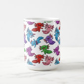 カラフル_Axolotl_Friends_Seamless_Pattern コーヒーマグカップ (中央)