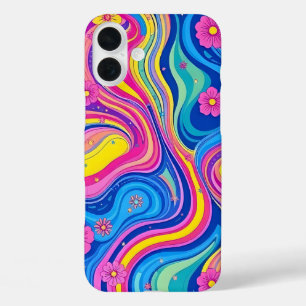 カラフル iPhone 16 PLUSケース