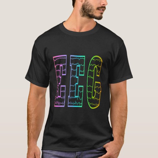 カラフル - Eeg - Neurodiagnostic Tech - Eeg Tech Tシャツ (正面)