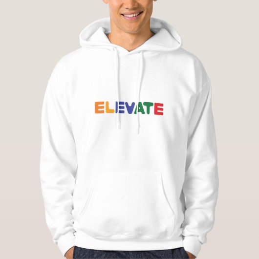 カラフル ELEVATE パーカー パーカ (正面)