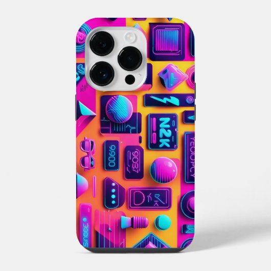 カラフル iPhoneケース (裏面)