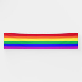 カラフル LGBTQ+ ゲイ プライド レインボー ストライプ 横断幕