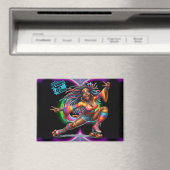 カラフル-Meヒッピー・シック・ヴィンテージ・マグネット マグネット (インサイチュ (食洗機))