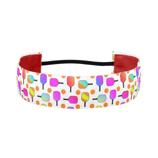 カラフル, Pickleball Paddles, Orange Pickleballs アスレチックヘッドバンド (正面)