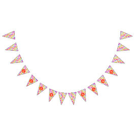 カラフル, Pickleball Paddles, Orange Pickleballs バンティングフラッグ