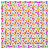 カラフル, Pickleball Paddles, Orange Pickleballs ファブリック (見本)