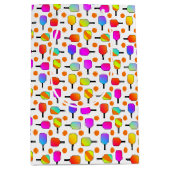 カラフル, Pickleball Paddles, Orange Pickleballs ミディアムペーパーバッグ (正面)