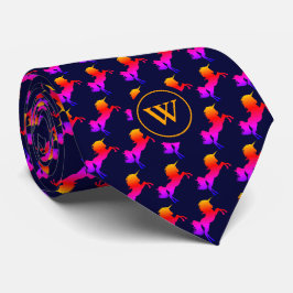カラフル | UNICORN plus | MONOGRAM青 ネクタイ