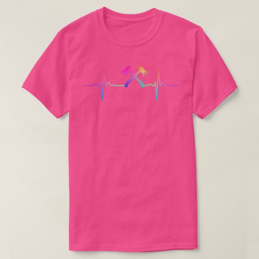 カラフルAexの鼓動 Tシャツ (デザイン正面)