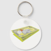 カラフルAmerican Money現金とコイン キーホルダー (正面)