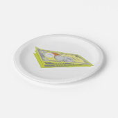 カラフルAmerican Money現金とコイン ペーパープレート (アングル)