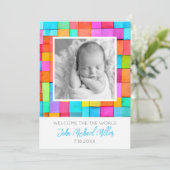 カラフルArtモダン Photoベビーの発表 シーズンカード (スタンド正面)