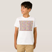カラフルBikesパターン Tシャツ (正面フル)