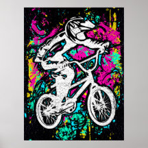 カラフルBmxポスター – Bmx Bike - Bmx Bicycle