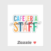 カラフルCaferiaのスタパーソナライズされたッフ名 シール (シート)