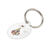 カラフルCAT ペット　ネームタグ (側面)