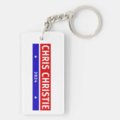 カラフルChris Christie 2024選挙投票 キーホルダー (裏面)