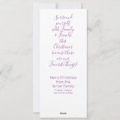 カラフルChristmas – すべてのお気に入りのおもしろい シーズンカード (裏面)