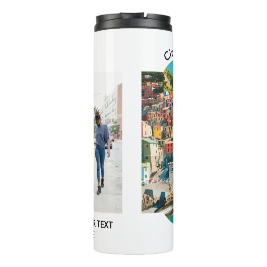 カラフルCinque Terre,イタリア – カスタマイズ可能な写真 タンブラー (裏面)