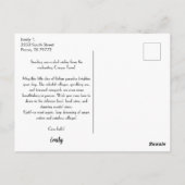 カラフルCinque Terre，イタリア – カスタマイズ可能な写真 ポストカード (裏面)