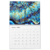 カラフルCircle of Life Tree Art 2024カレンダー カレンダー (1月 2026)