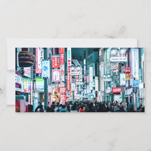 カラフルCity of Tokyo Japan at Night Poster (正面)