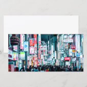 カラフルCity of Tokyo Japan at Night Poster (正面/裏面)