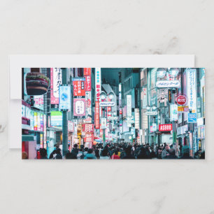 カラフルCity of Tokyo Japan at Night Poster