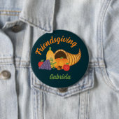 カラフルCornucopiaフレンドリーパーティー名タグ 缶バッジ (インサイチュ)