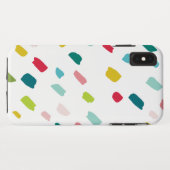 カラフルDABS絵を描クリエイティブおもしろいはっきりした(明) Case-Mate iPhoneケース (裏面(横))